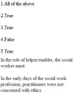 Ethical Foundation of Social Work_Exam One SOWK 602